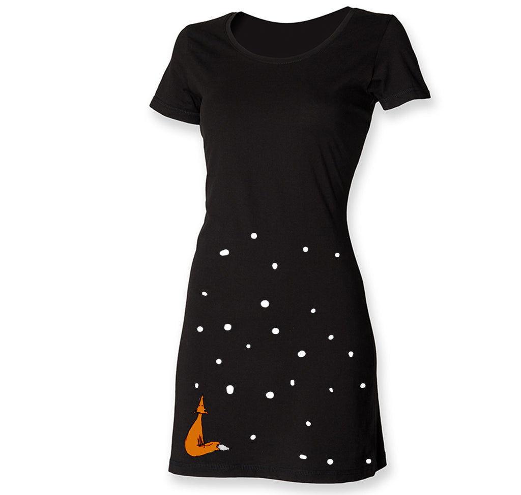 Dreamy Fox t-shirt dress